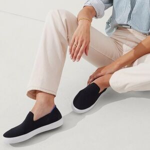 Rothy’s The Original  Slip-On Sneakers Black  Size 7.5